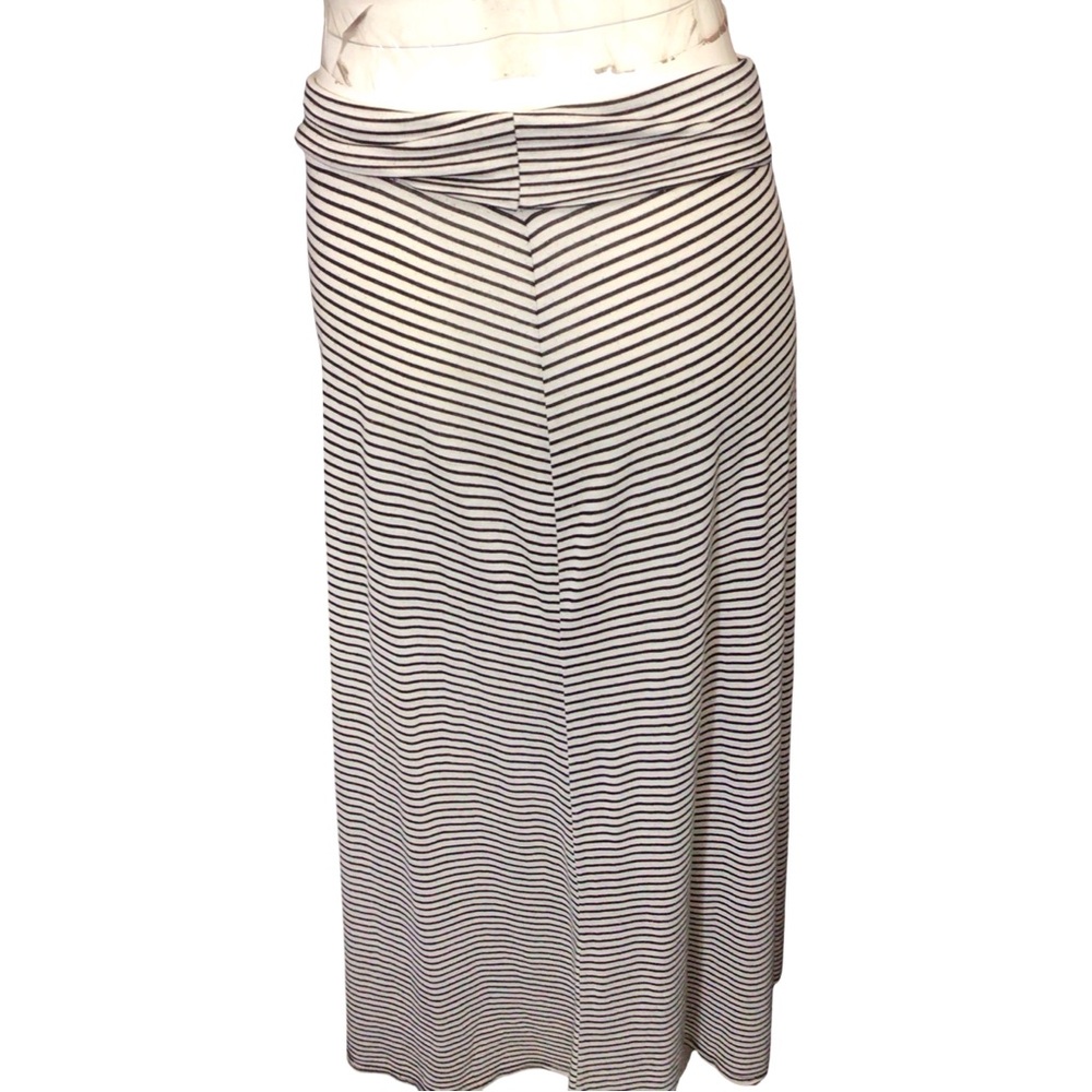 Lily White Black and White Maxi Skirt
